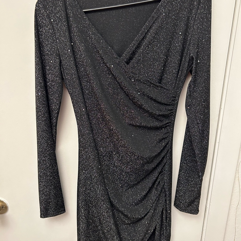 Shein Bodycon Glitter Long sleeve Dress